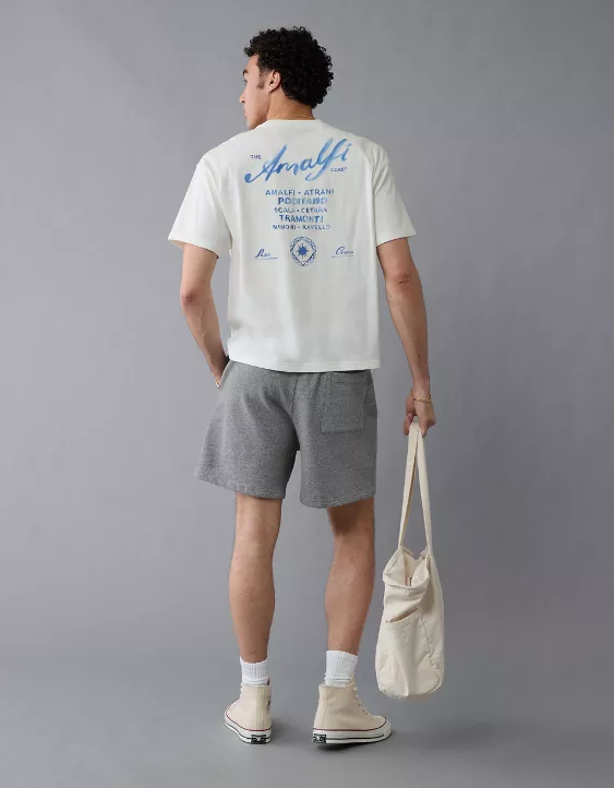 Aeo AE Boxy Destination Graphic T-Shirt