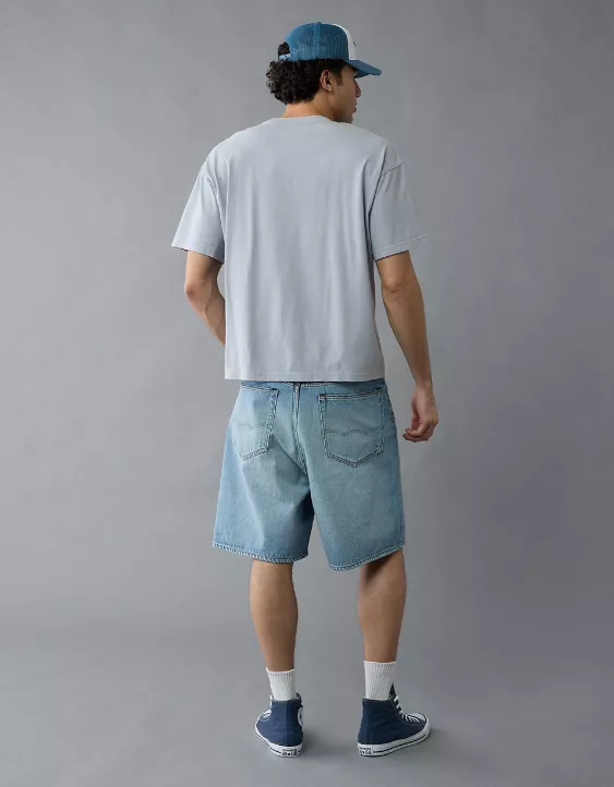 Aeo AE Boxy Elevated Logo Graphic T-Shirt