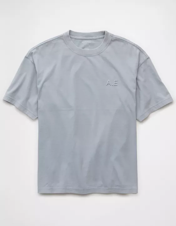 Aeo AE Boxy Elevated Logo Graphic T-Shirt