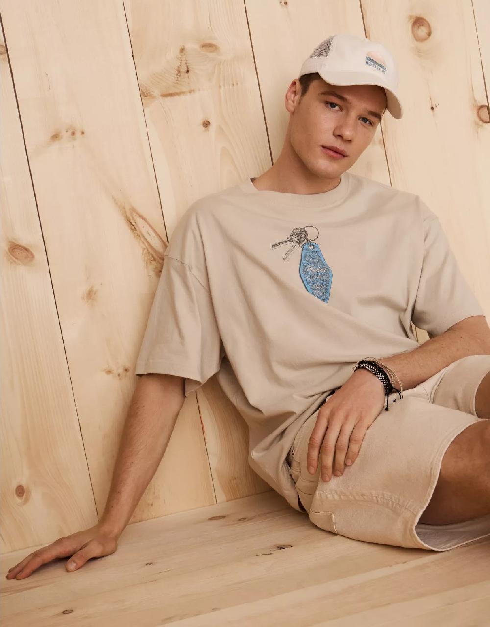 aeo AE Boxy Graphic T-Shirt