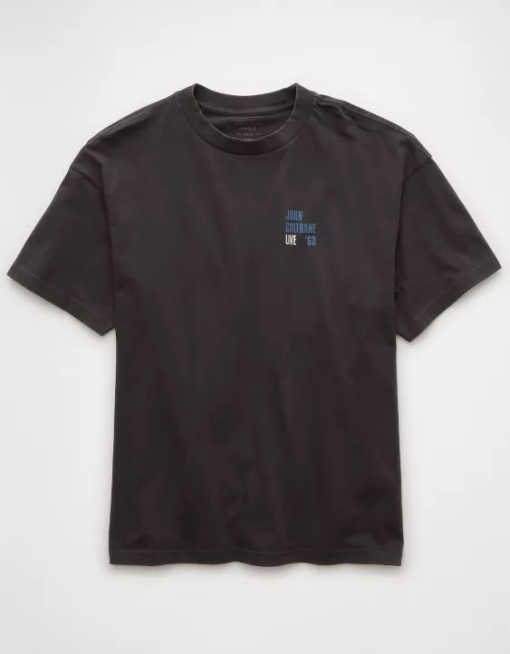 Aeo AE Boxy John Coltrane Graphic T-Shirt