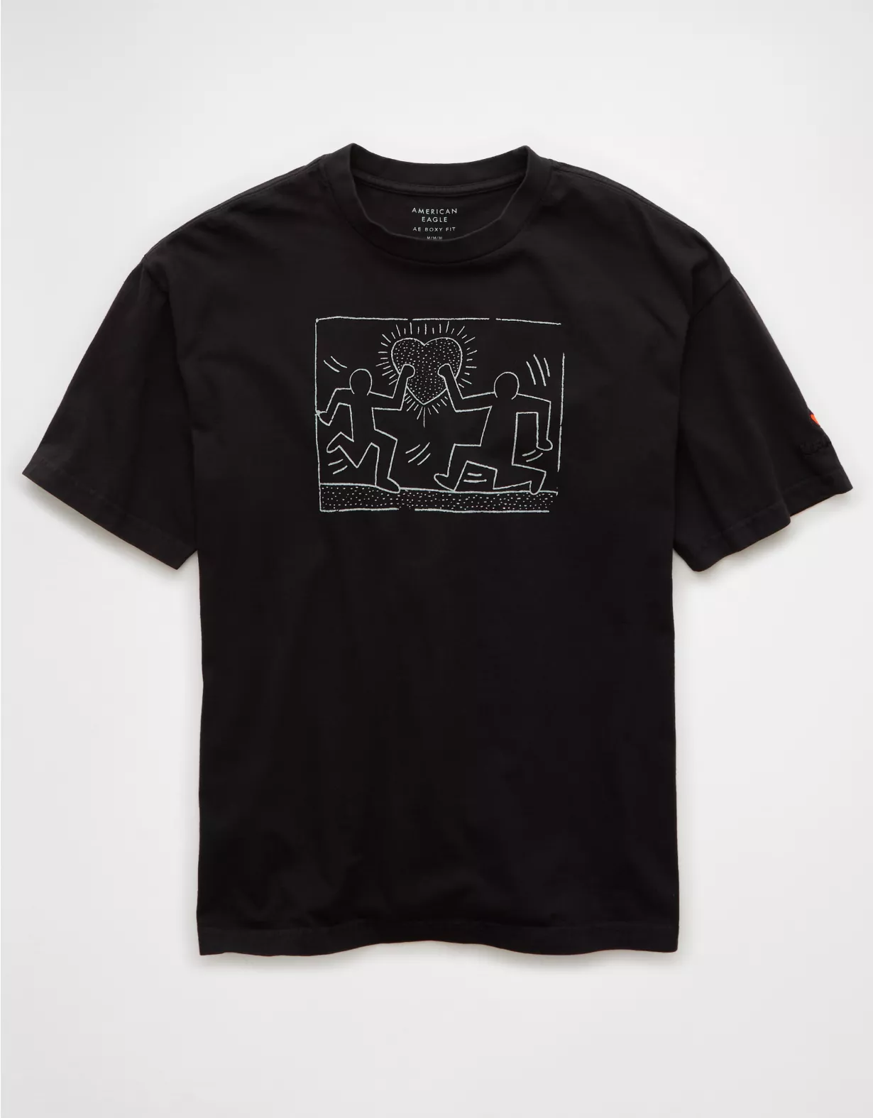 aeo AE Boxy Keith Haring Graphic T-Shirt