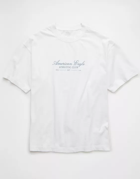 Aeo AE Boxy Logo Graphic T-Shirt