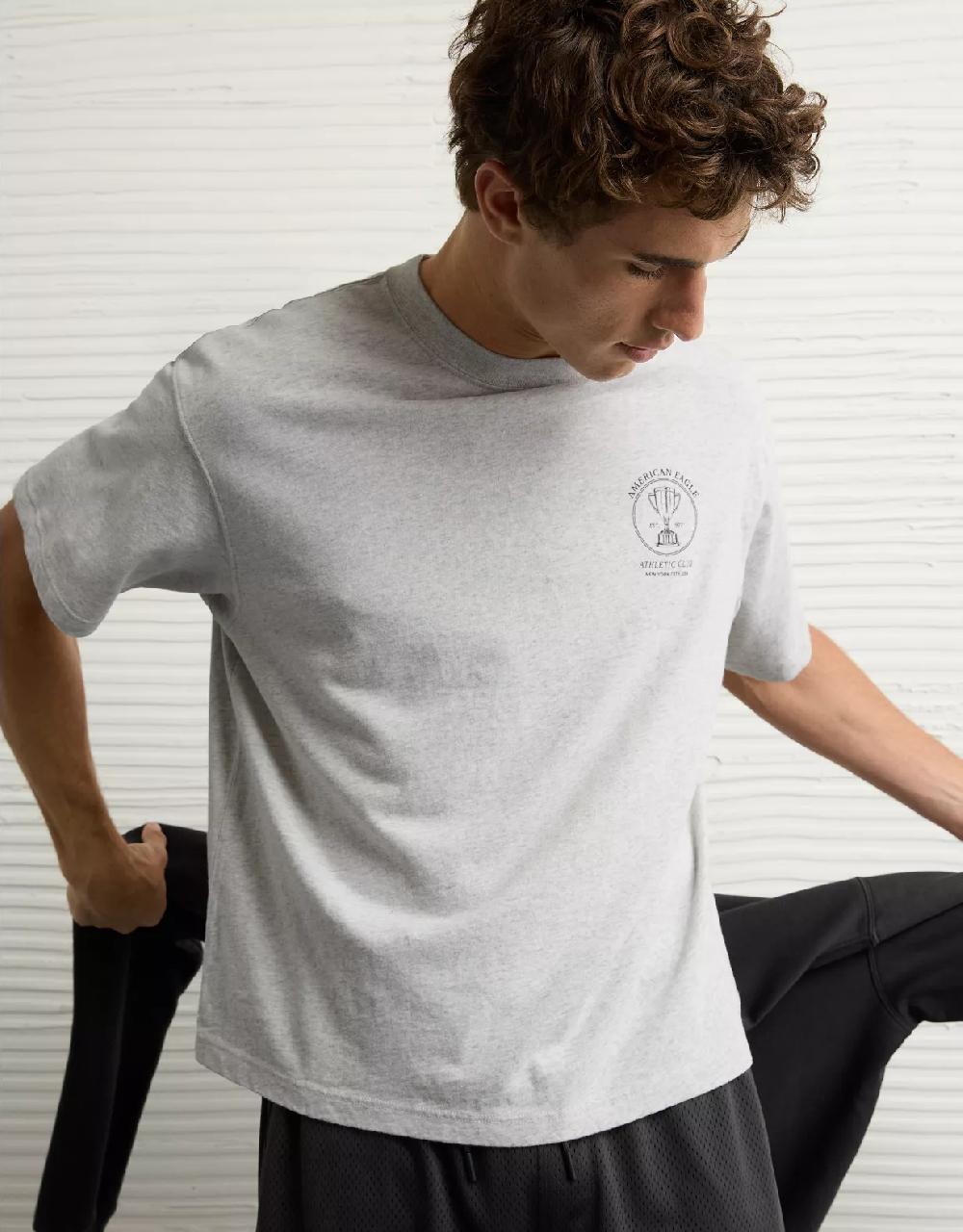 aeo AE Boxy Logo Graphic T-Shirt