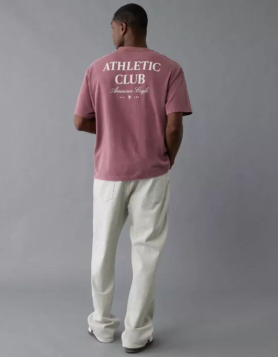 Aeo AE Boxy Logo Graphic T-Shirt