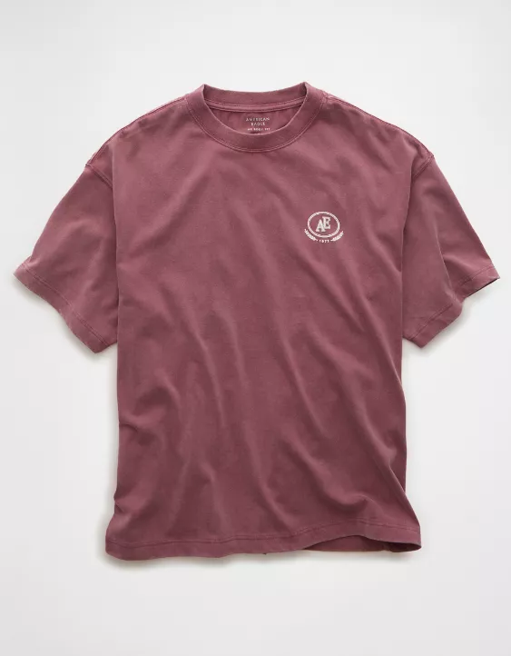 Aeo AE Boxy Logo Graphic T-Shirt