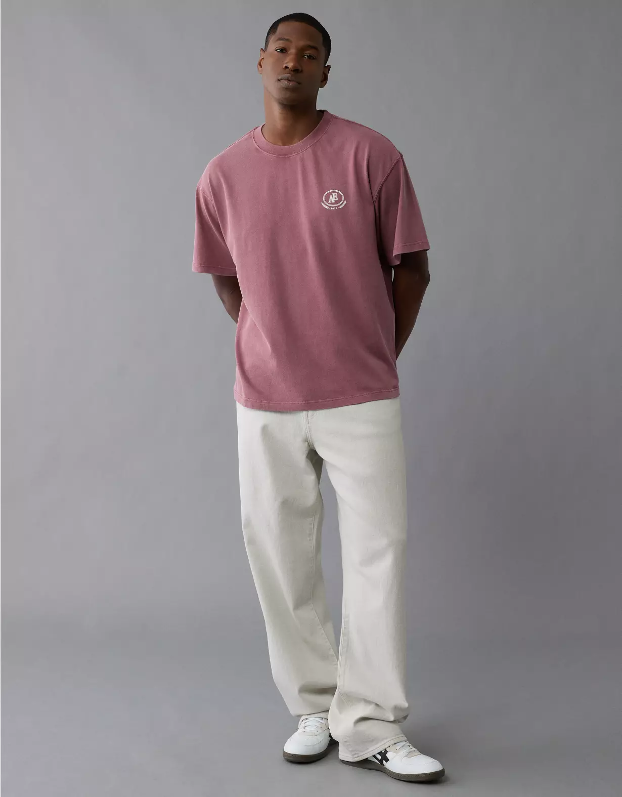 aeo AE Boxy Logo Graphic T-Shirt