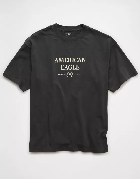 Aeo AE Boxy Logo Graphic T-Shirt