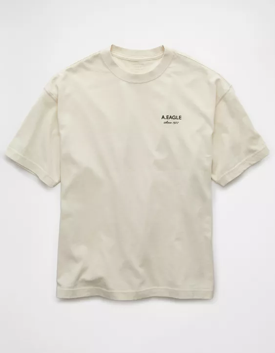 Aeo AE Boxy Logo Graphic T-Shirt