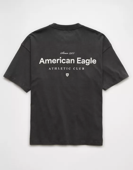 Aeo AE Boxy Logo Graphic T-Shirt