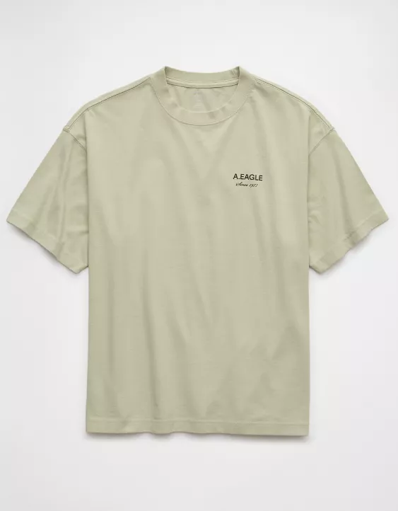 Aeo AE Boxy Logo Graphic T-Shirt