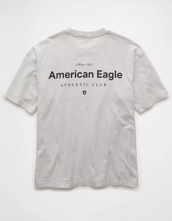 Aeo AE Boxy Logo Graphic T-Shirt