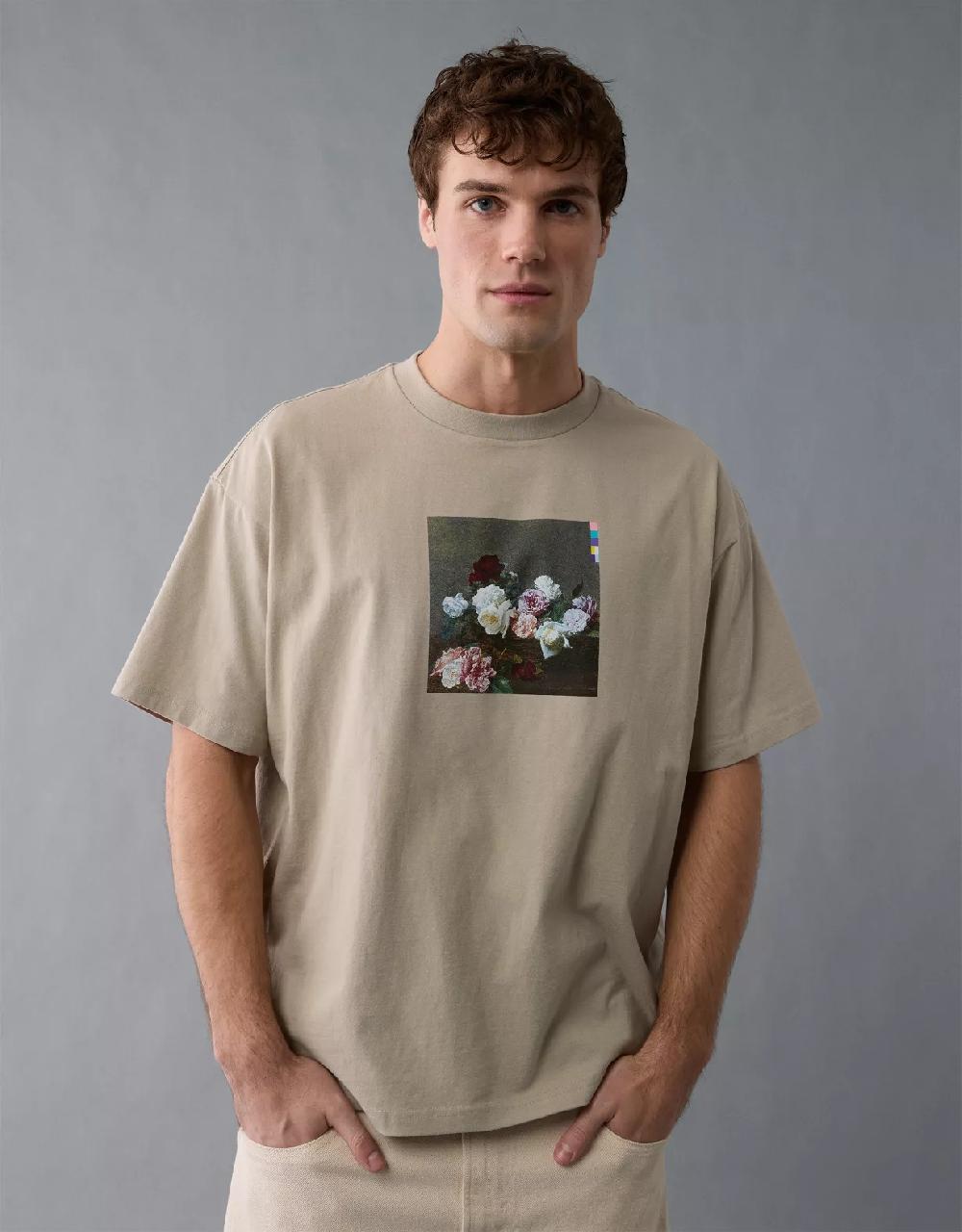 aeo AE Boxy New Order Graphic T-Shirt