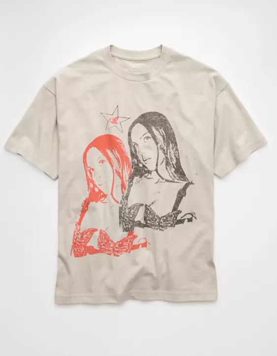 Aeo AE Boxy Olivia Rodrigo Graphic T-Shirt