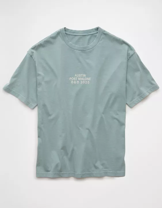 Aeo AE Boxy Post Malone Graphic T-Shirt