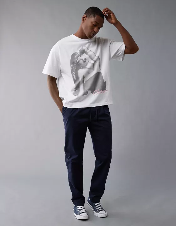 Aeo AE Boxy Sabrina Carpenter Graphic T-Shirt