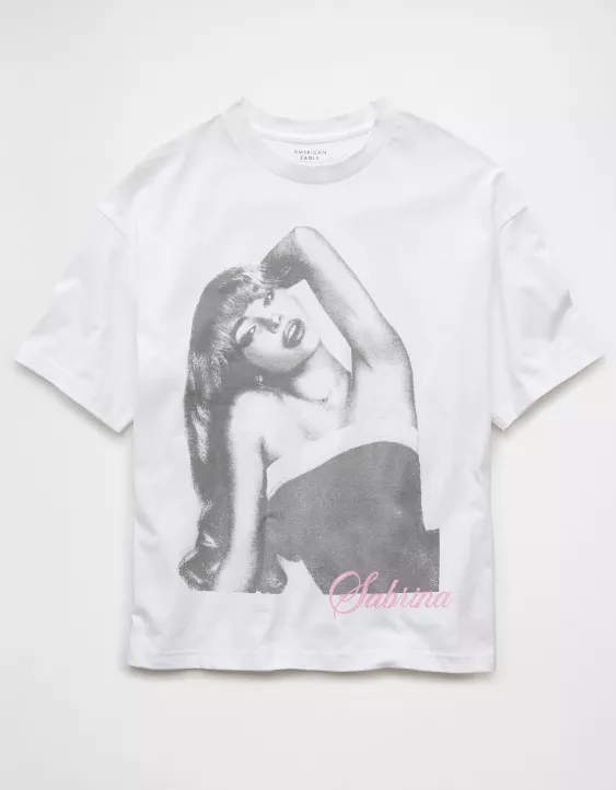 Aeo AE Boxy Sabrina Carpenter Graphic T-Shirt