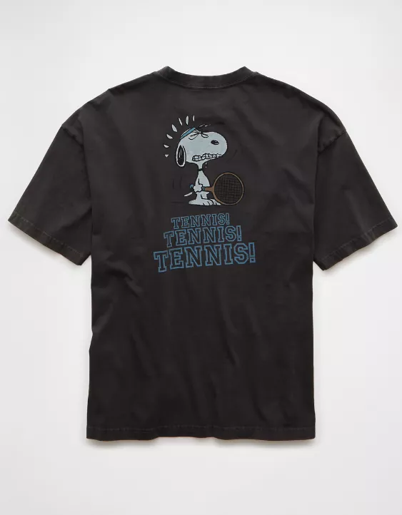 Aeo AE Boxy Snoopy Graphic T-Shirt