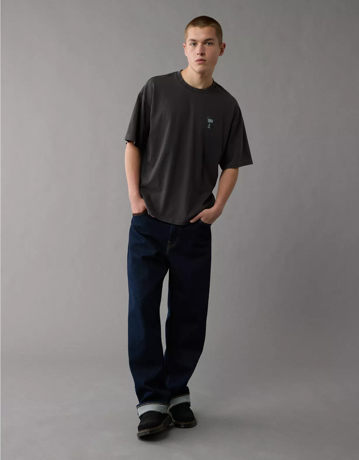 aeo AE Boxy Snoopy Graphic T-Shirt