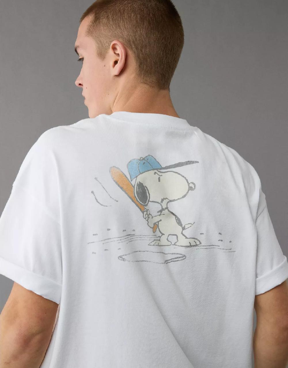 aeo AE Boxy Snoopy Graphic T-Shirt