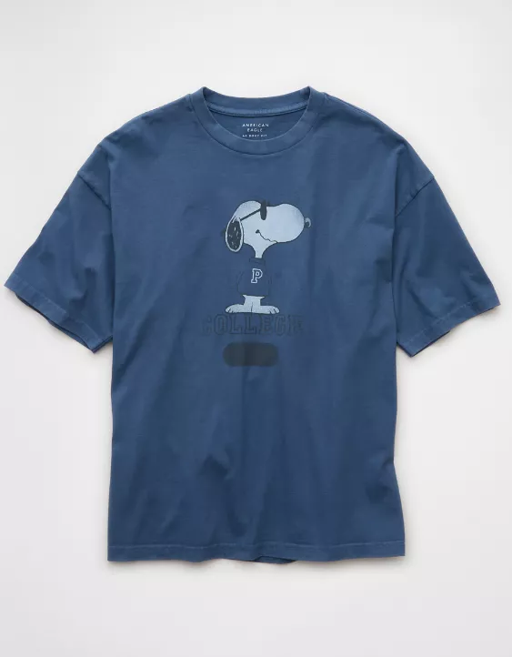 Aeo AE Boxy Snoopy Graphic T-Shirt