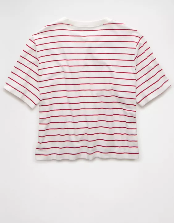 Aeo AE Boxy Striped T-Shirt