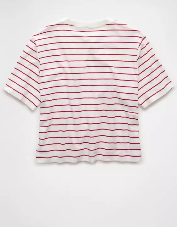 Aeo AE Boxy Striped T-Shirt