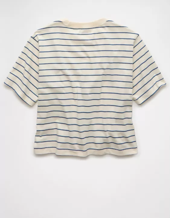 Aeo AE Boxy Striped T-Shirt