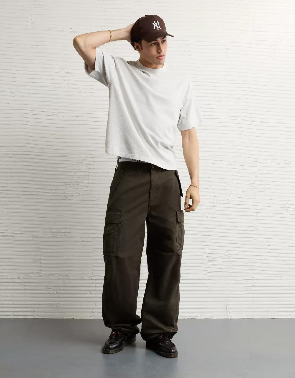 aeo AE Boxy Sueded Jersey T-Shirt