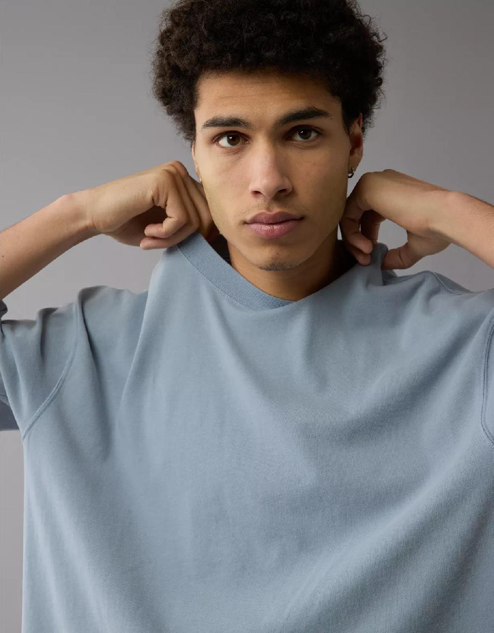 aeo AE Boxy Sueded Jersey T-Shirt