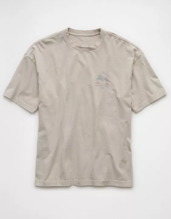 Aeo AE Boxy The Rolling Stones Graphic T-Shirt