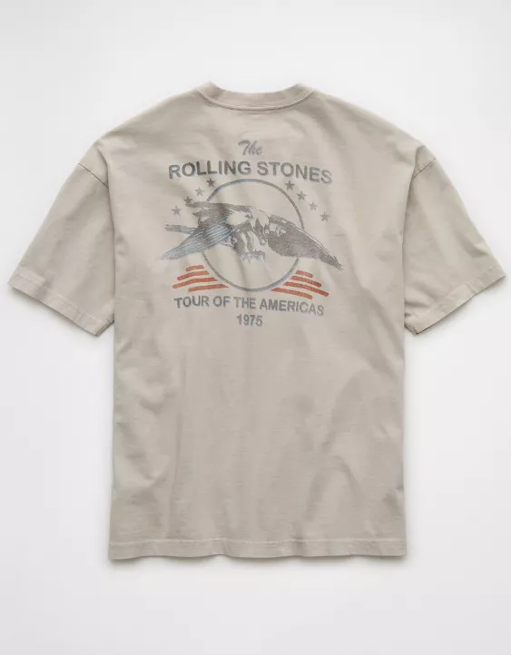 Aeo AE Boxy The Rolling Stones Graphic T-Shirt