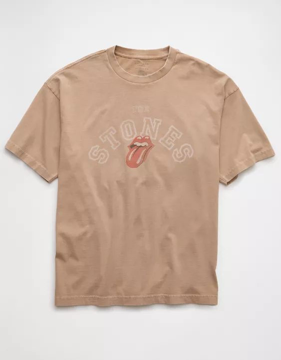 Aeo AE Boxy The Rolling Stones Graphic T-Shirt