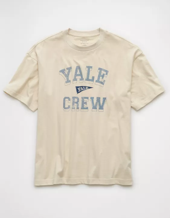 Aeo AE Boxy Yale Graphic T-Shirt