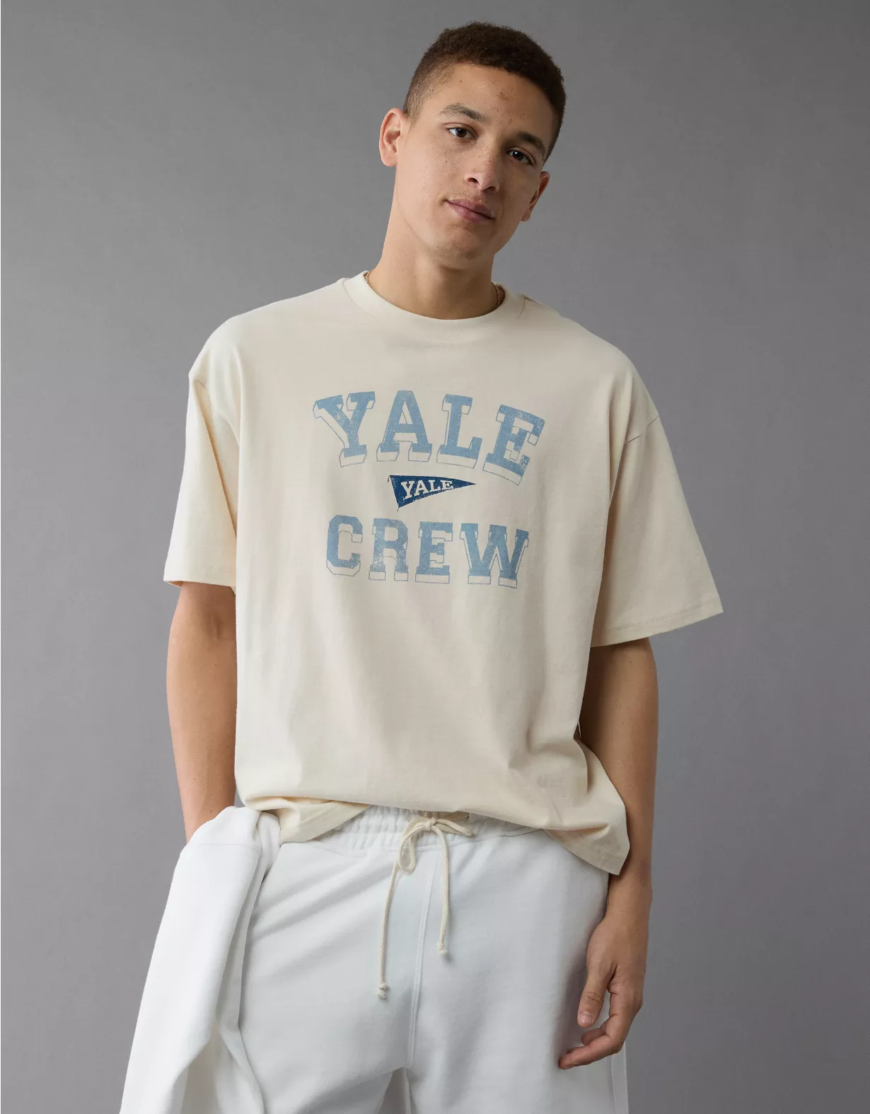 aeo AE Boxy Yale Graphic T-Shirt