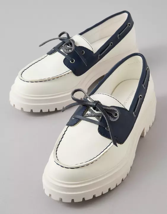Aeo AE Chunky Lug Sole Boat Shoe