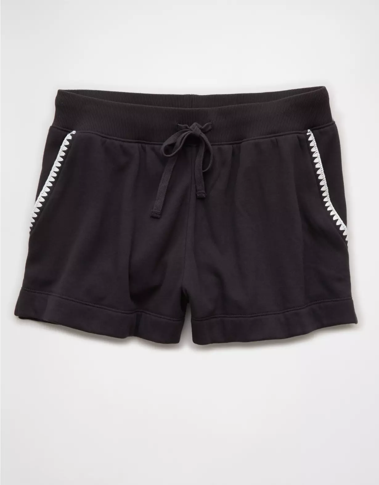 aeo AE Contrast Stitch Fleece Short