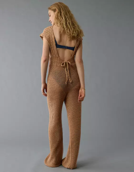 Aeo AE Crochet Jumpsuit