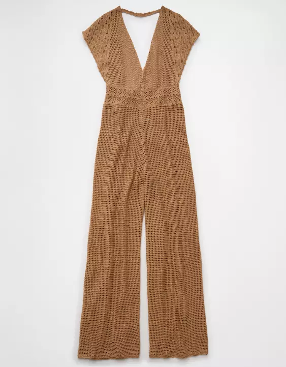 Aeo AE Crochet Jumpsuit