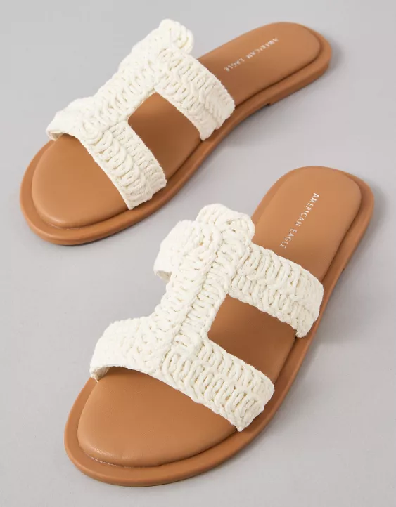 Aeo AE Crochet Slide Sandal