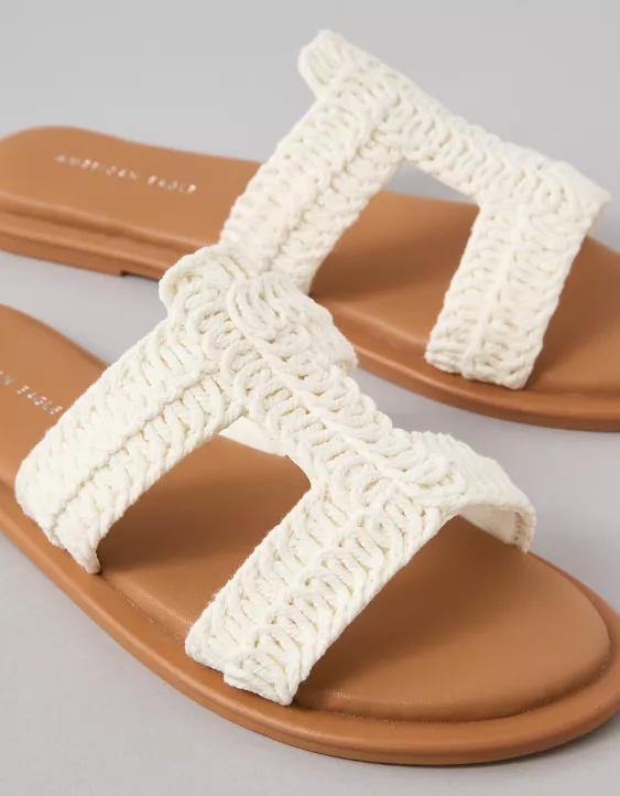 Aeo AE Crochet Slide Sandal
