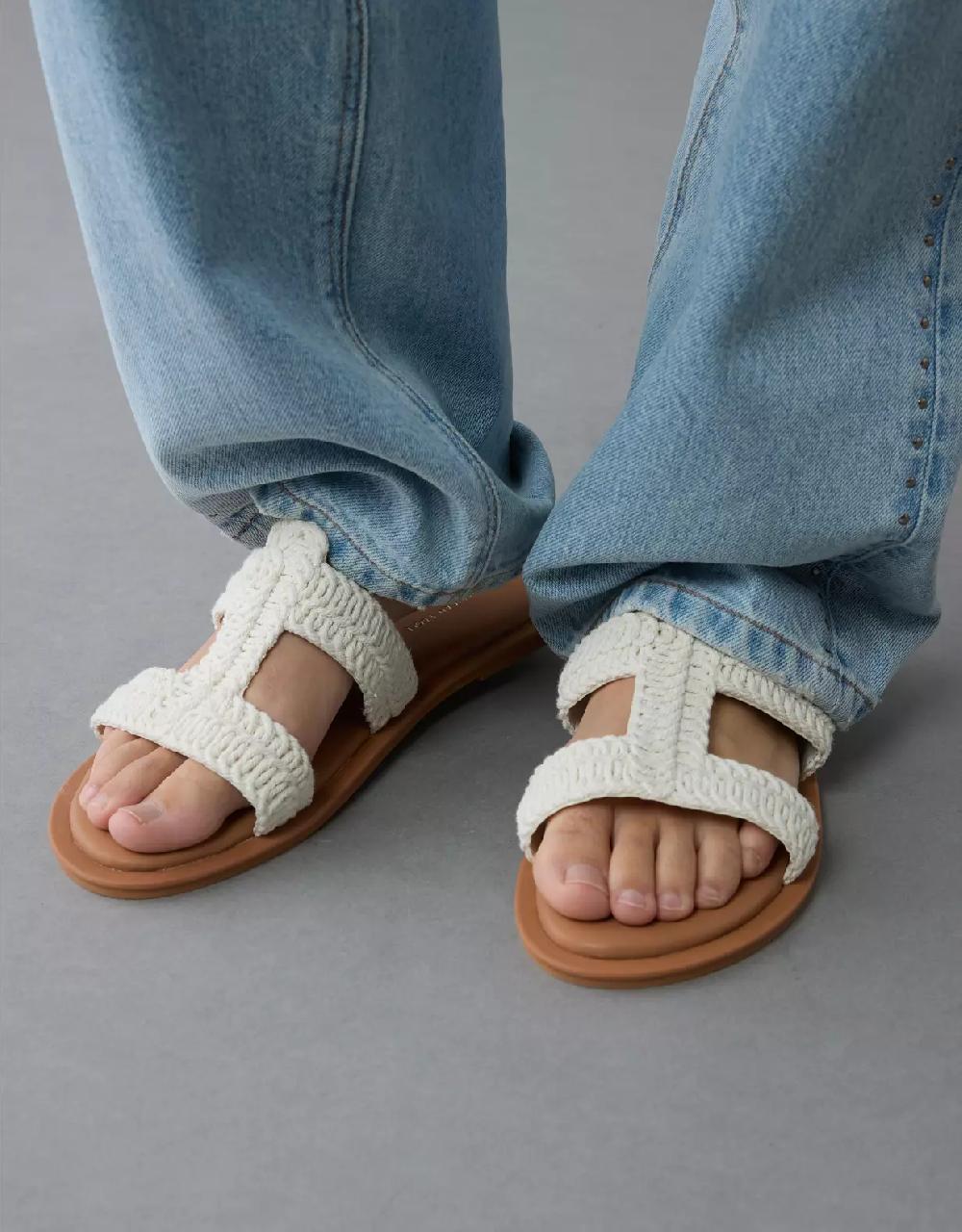 aeo AE Crochet Slide Sandal