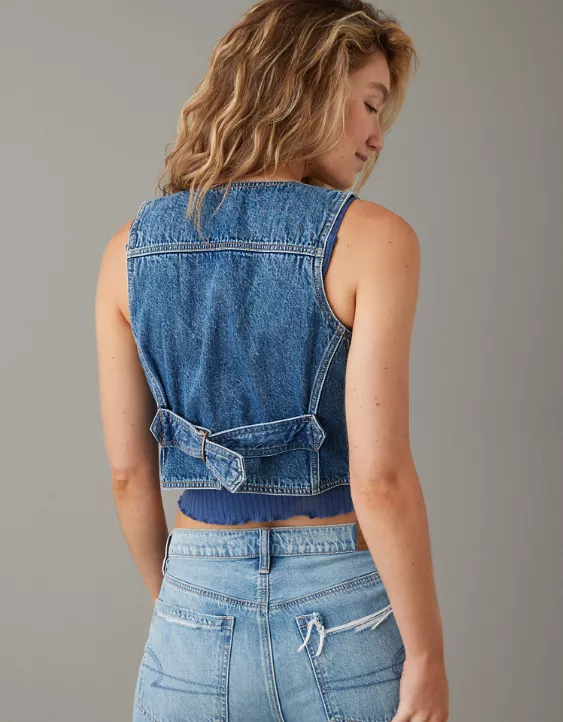 Aeo AE Denim Vest