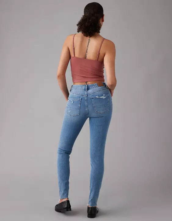 Aeo AE Dream Curvy High-Waisted Jegging