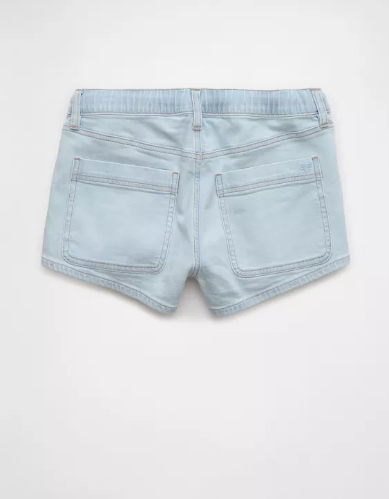 Aeo AE Dreamy Drape Stretch Denim Easy Shortie