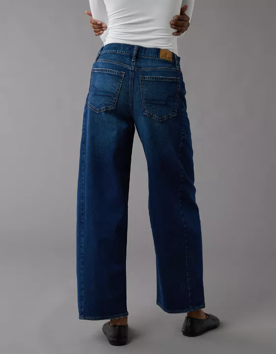 Aeo AE Dreamy Drape Strigid Barrel Jean