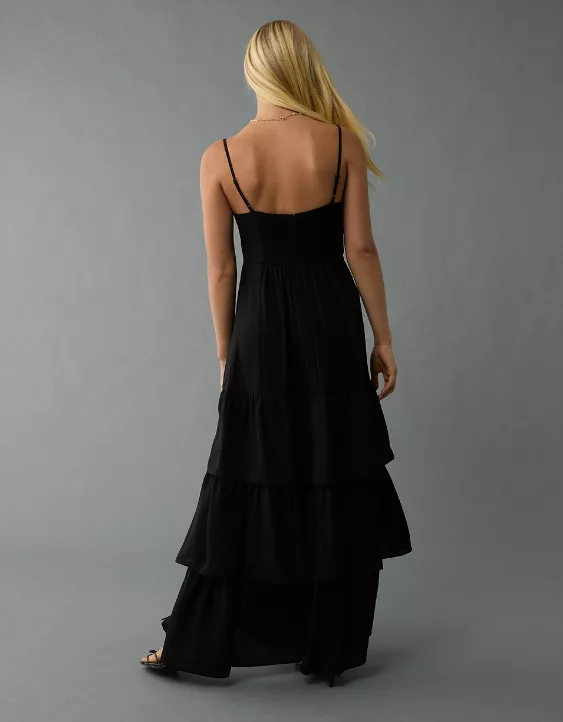 Aeo AE Drop Waist Tiered Maxi Dress
