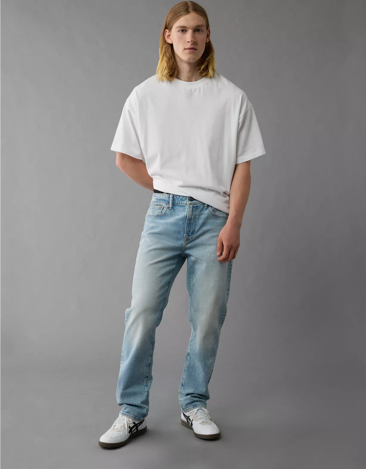 aeo AE EasyFlex Athletic Straight Jean