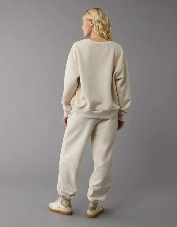 Aeo AE Everyday Luxe Crew Neck Sweatshirt