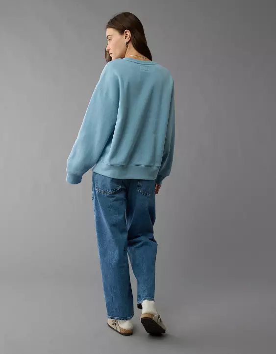 Aeo AE Everyday Luxe Crew Neck Sweatshirt